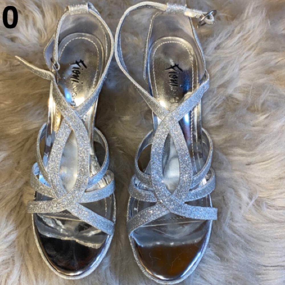 Sparkly high heels